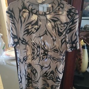 Collusion/Jaded London Tribal Mesh Shirt